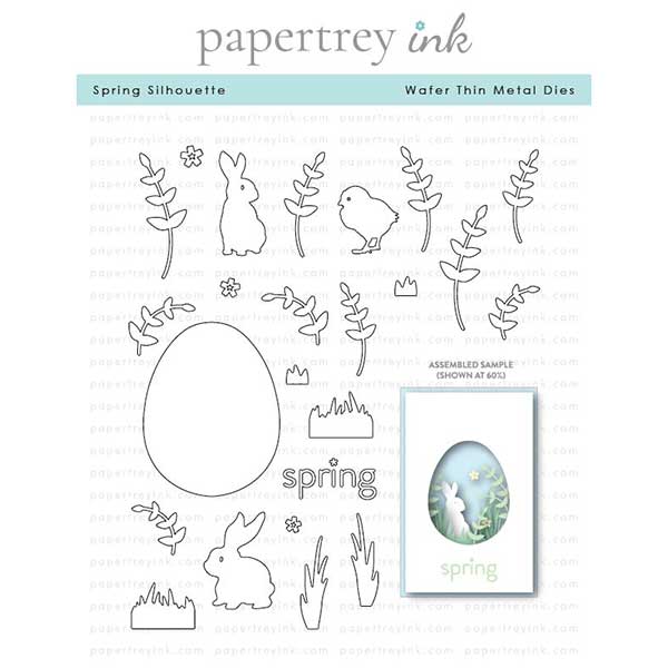 Papertrey Ink Spring Silhouette Dies