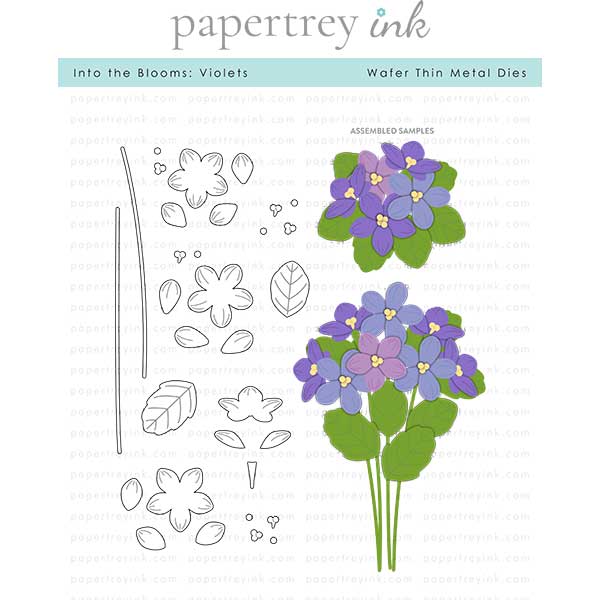 Papertrey Ink Into the Blooms: Violets