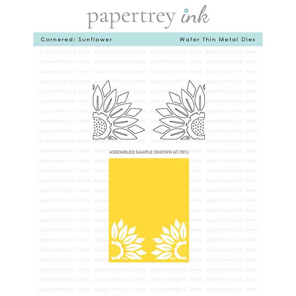 Papertrey Ink Cornered: Sunflower Dies