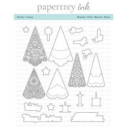 Papertrey Ink Doily Trees Dies