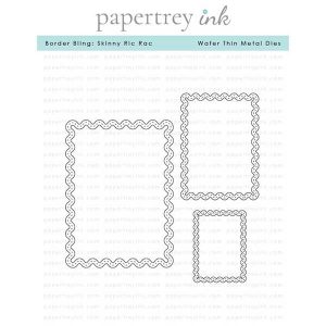 Papertrey Ink Border Bling: Skinny Ric Rac Dies