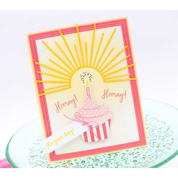 Ink To Paper Border Bling: Skinny Embossed Frame Die