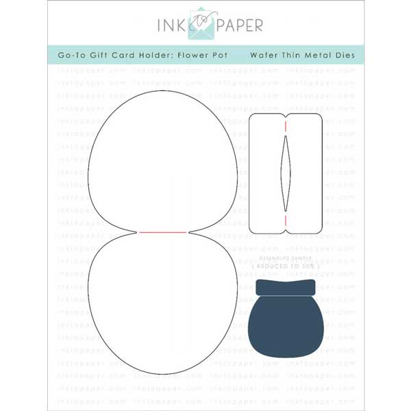 Ink To Paper Go-To Gift Card Holder: Flower Pot Die