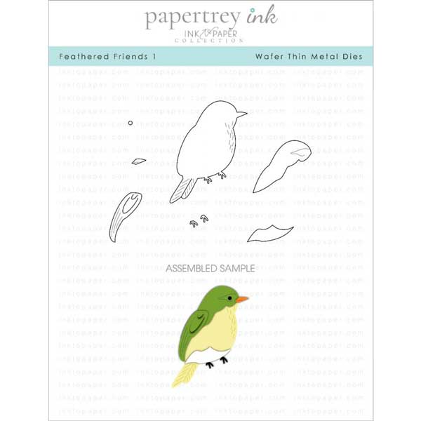 Papertrey Ink Feathered Friends 1 Die Set