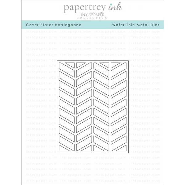 Papertrey Ink Cover Plate: Herringbone Die