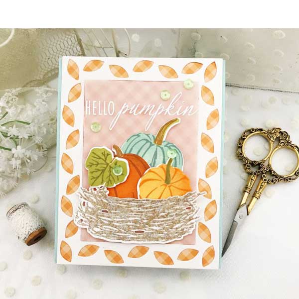 Papertrey Ink Hello Pumpkin Die Set