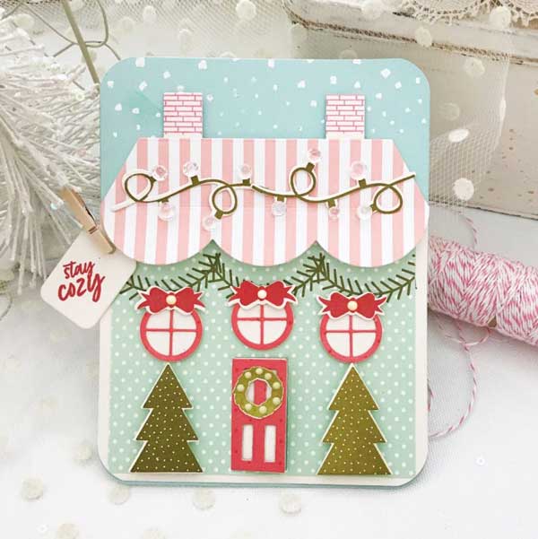 Papertrey Ink Tent Style Packaging: Holiday House Die