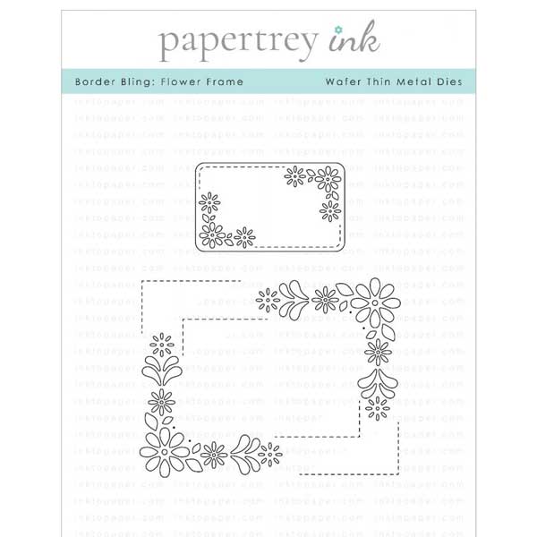 Papertrey Ink Border Bling: Flower Frame Die