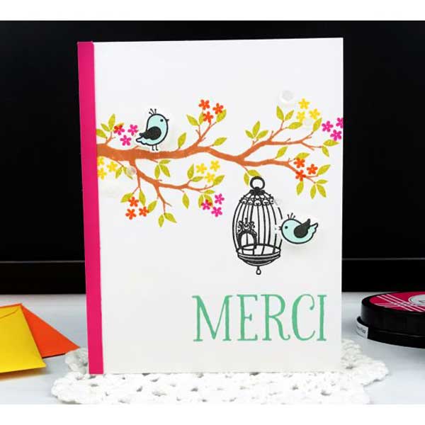 Ink To Paper Birdie Stamp Set