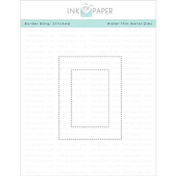 Ink To Paper Border Bling: Stitched Die