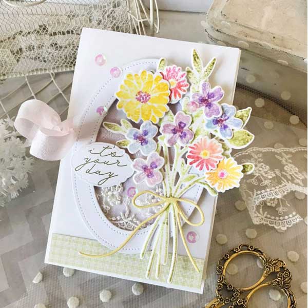 Ink To Paper Birthday Bouquet Die