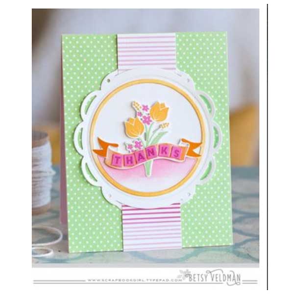 Papertrey Ink Scene It: Doily Tag Die