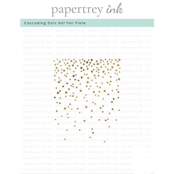 Papertrey Ink Cascading Dots Hot Foil Plate