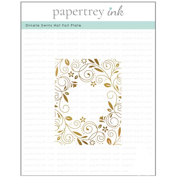 Papertrey Ink Ornate Swirls Hot Foil Plate