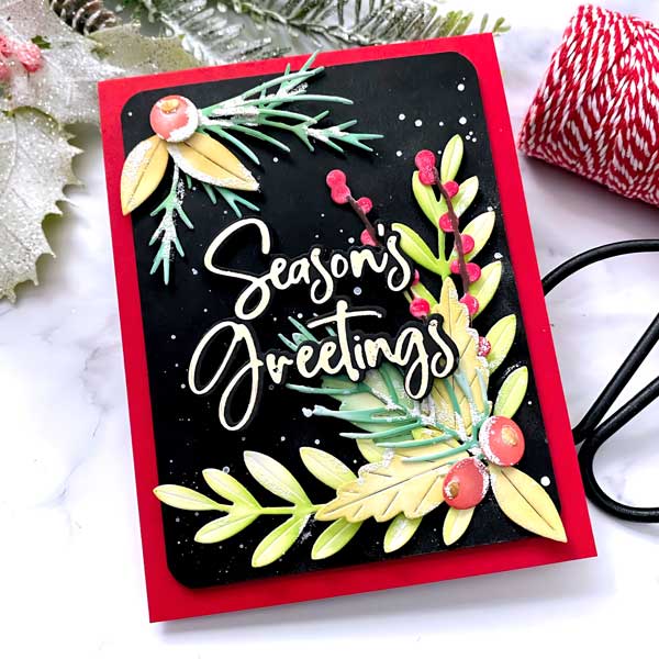 Papertrey Ink Season&#039;s Greetings Hot Foil Plate and Die