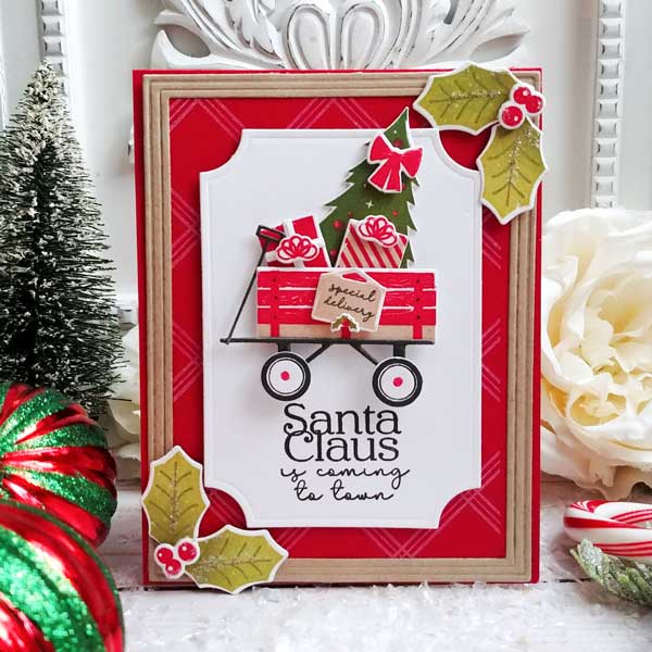 Papertrey Ink Holiday Wagon Die