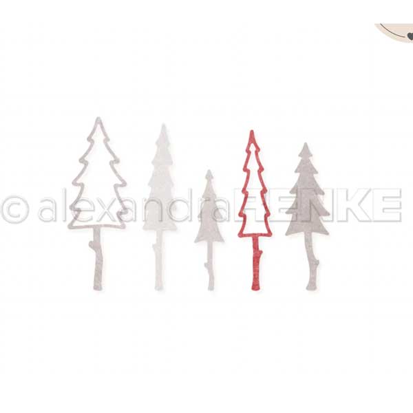 Alexandra Renke 5 Pine Tree Little Die Set