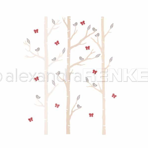 Alexandra Renke 3 Birch Tree Set