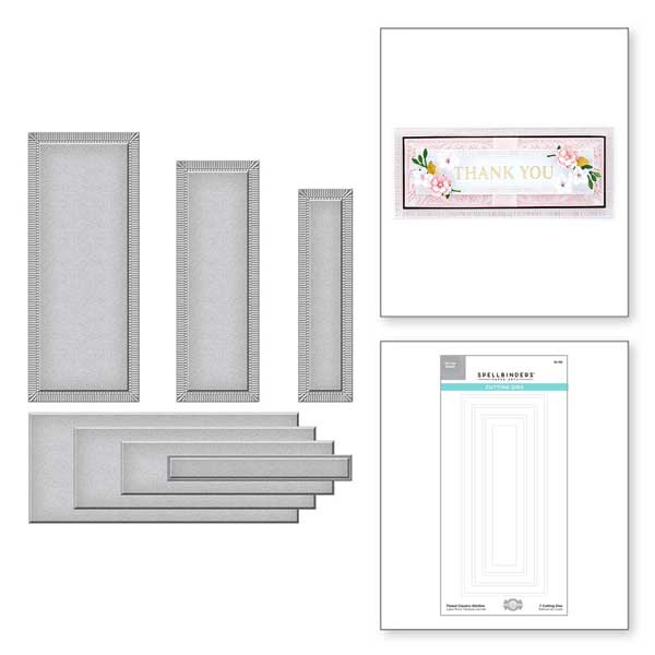 Spellbinders Fluted Classics Slimline Etched Dies