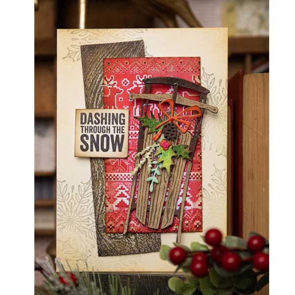 Sizzix Tim Holtz Vintage Sled Thinlits Dies