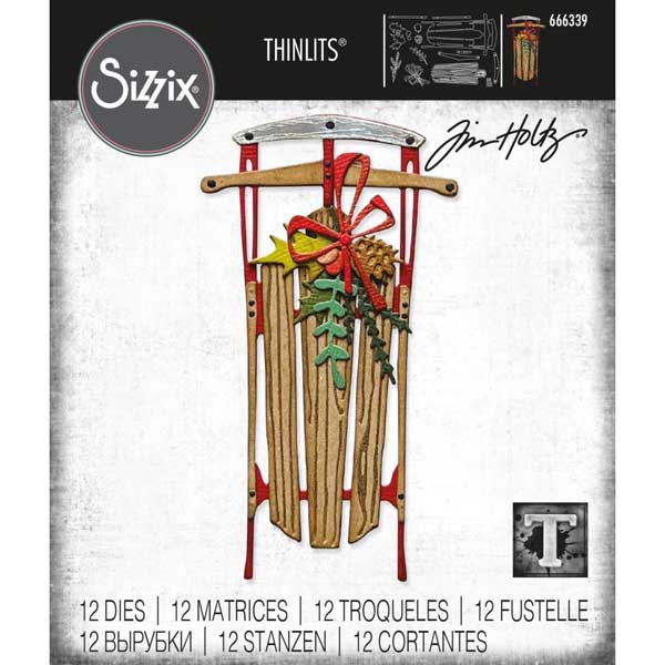 Sizzix Tim Holtz Vintage Sled Thinlits Dies