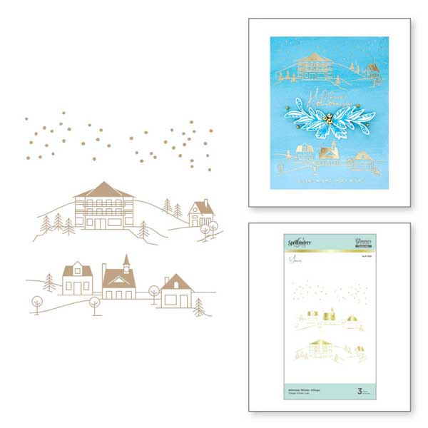 Spellbinders Glimmer Winter Village Glimmer Hot Foil Plate