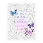 Spellbinders BetterPress Letterpress Press Plate and Die – Swirl Birthday Frame