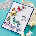 Spellbinders BetterPress Letterpress Press Plate and Die – Butterfly Swirl