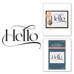 Spellbinders BetterPress Plate – Hello