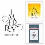 Spellbinders BetterPress Plate – Chic Merry Christmas