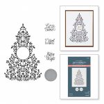 Spellbinders Betterpress Plate – Holly Tree