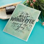 Spellbinders Betterpress Plate – Most Wonderful Time