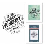 Spellbinders Betterpress Plate – Most Wonderful Time