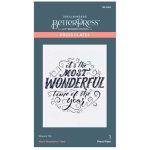 Spellbinders Betterpress Plate – Most Wonderful Time