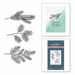 Spellbinders Betterpress Plate – Evergreen Branches