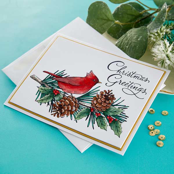 Spellbinders Betterpress Plate - Christmas Greetings