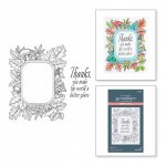 Spellbinders BetterPress Plate – Autumn Thanks Frame