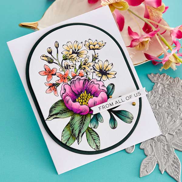 Spellbinders Betterpress Plate - Pressed Bouquet