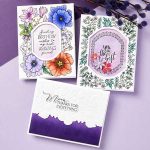 Spellbinders Mirrored Arch Blooms Press Plate