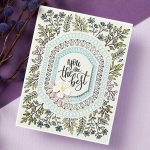 Spellbinders Mirrored Arch Nested Sprigs BetterPress Press Plate