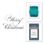 Spellbinders BetterPress Press Plate – Copperplate Merry Christmas