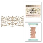 Spellbinders Elegant Border Glimmer Hot Foil Plate