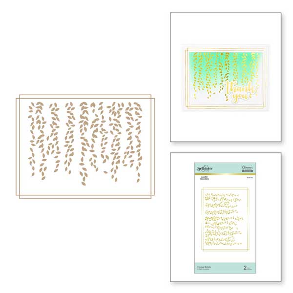 Spellbinders Framed Details Glimmer Hot Foil Plate