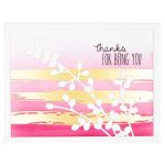 Spellbinders Foiled Brushstrokes and Stripes Glimmer Hot Foil Plate Effortless Greetings