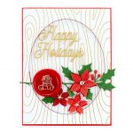 Spellbinders Woodgrain Background Glimmer Hot Foil Plate