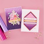 Spellbinders Hexi-Gem Sentiments Hot Foil & Die Set