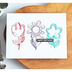 Spellbinders Sketched Blooms Die Set