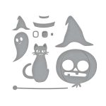 Spellbinders Gnome Drive Halloween Dies