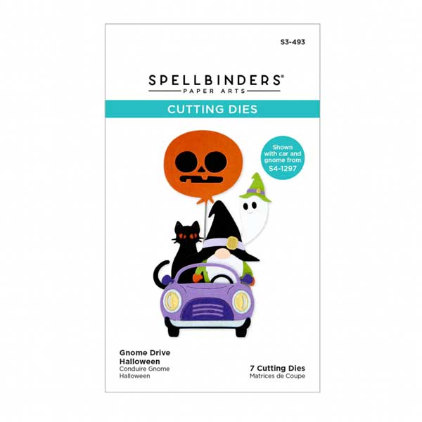 Spellbinders Gnome Drive Halloween Dies