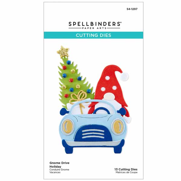 Spellbinders Gnome Drive Holiday Dies